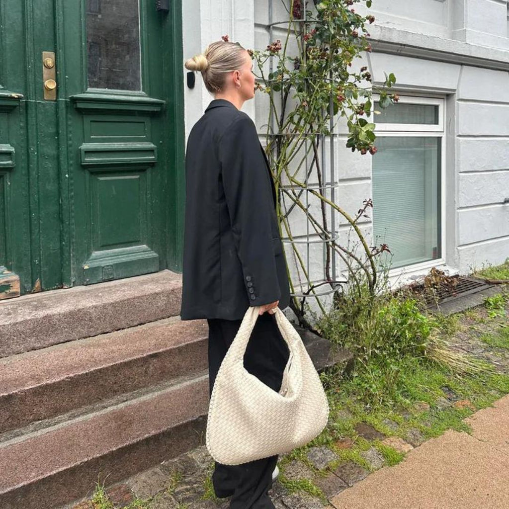 Sac hobo structuré pour femme avec bandoulière réglable