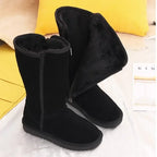 Bottes de neige chaudes pour femmes - Bottes d'hiver confortables avec doublure en peluche
