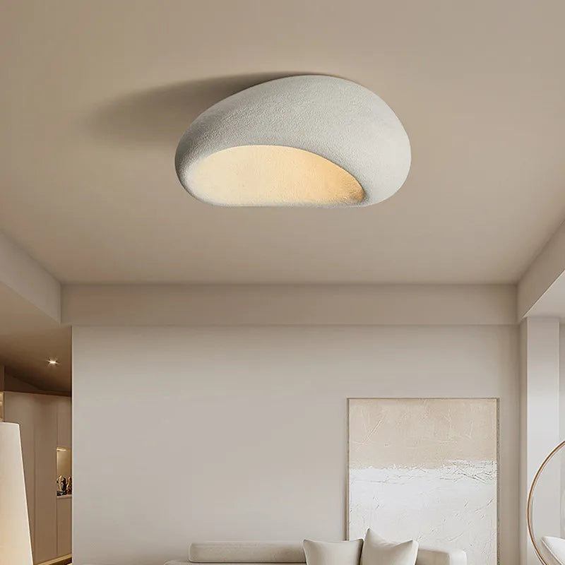 Plafonnier Rustique Style Wabi Sabi Lampe LED
