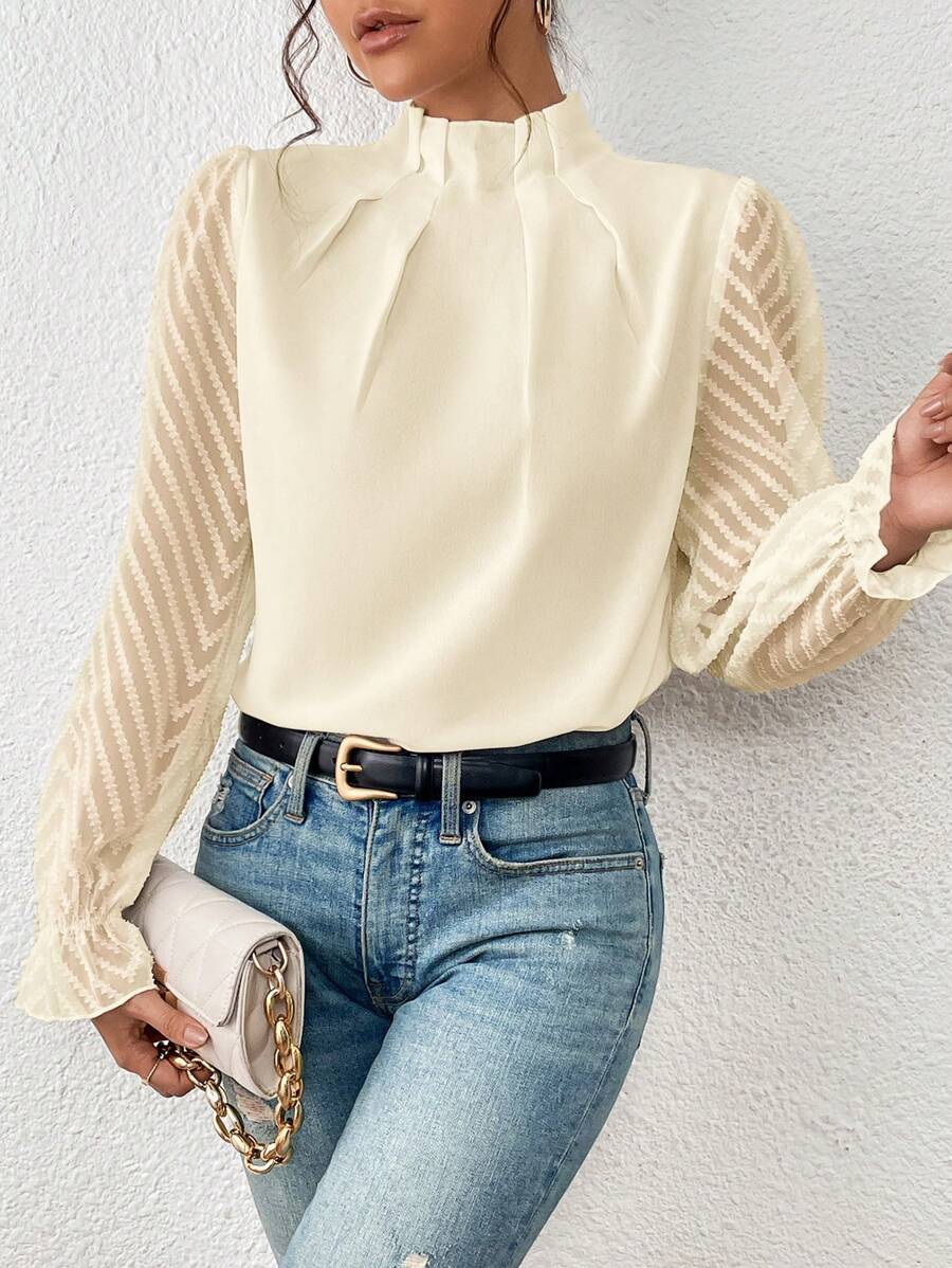 Chemisier à manches élégantes pour femme Malou – Style féminin