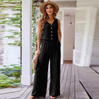 Sleeveless two-piece set