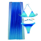 Maillot de bain trois pièces licou
