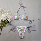 Maillot de bain 2 pièce bikini imprimé