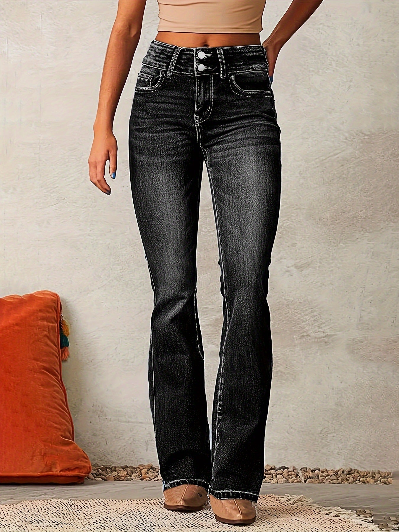 Jean slim stretch délavé - Chic&Shines