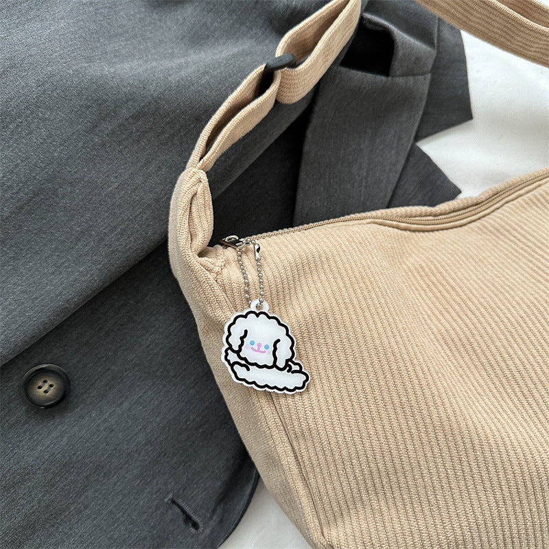 Sara - Sac messager artistique à une épaule pour l'automne