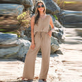 Sleeveless two-piece set