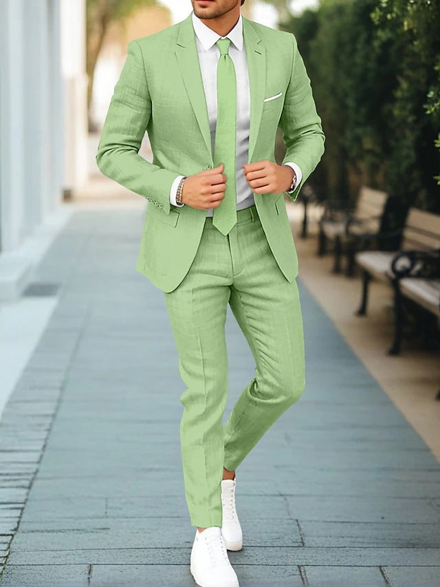 Costume en lin pour homme