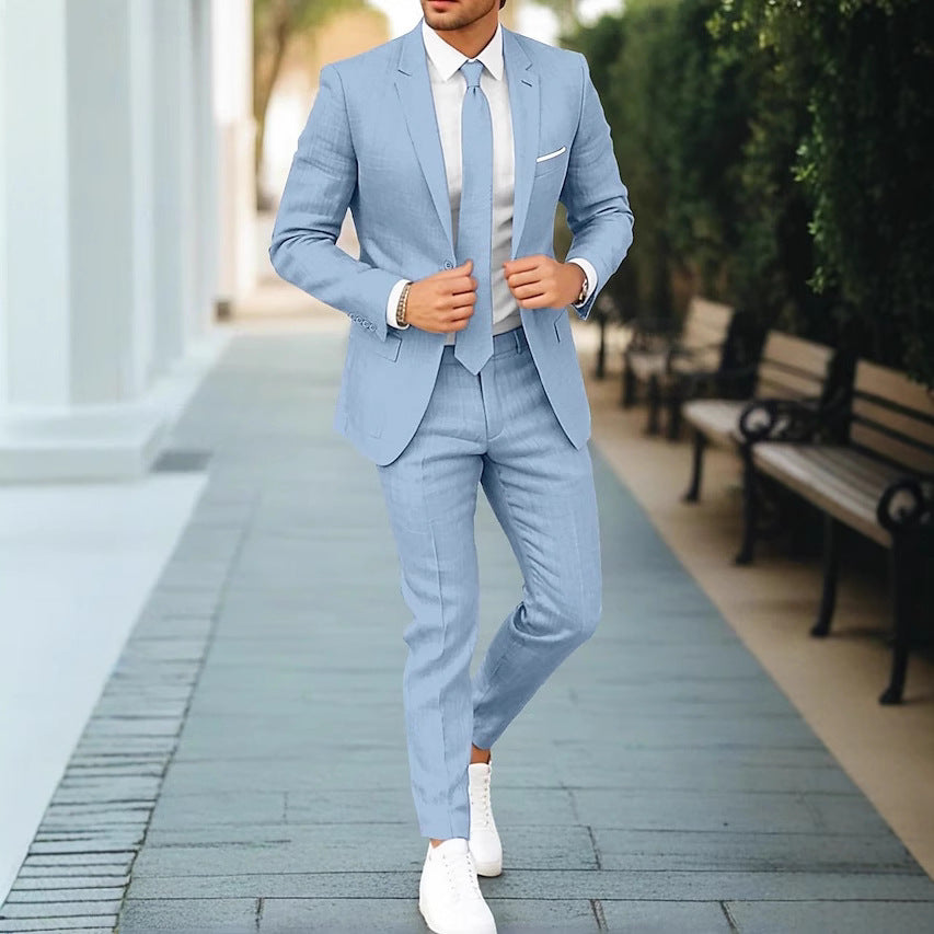 Costume en lin pour homme
