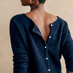 Gilet en acrylique pour femme – Tricot léger à manches longues, idéal pour la superposition au quotidien