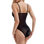 Sheer mesh shapewear bodysuit for hip and bust lift