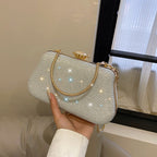 Sac à bandoulière strass avec chaîne