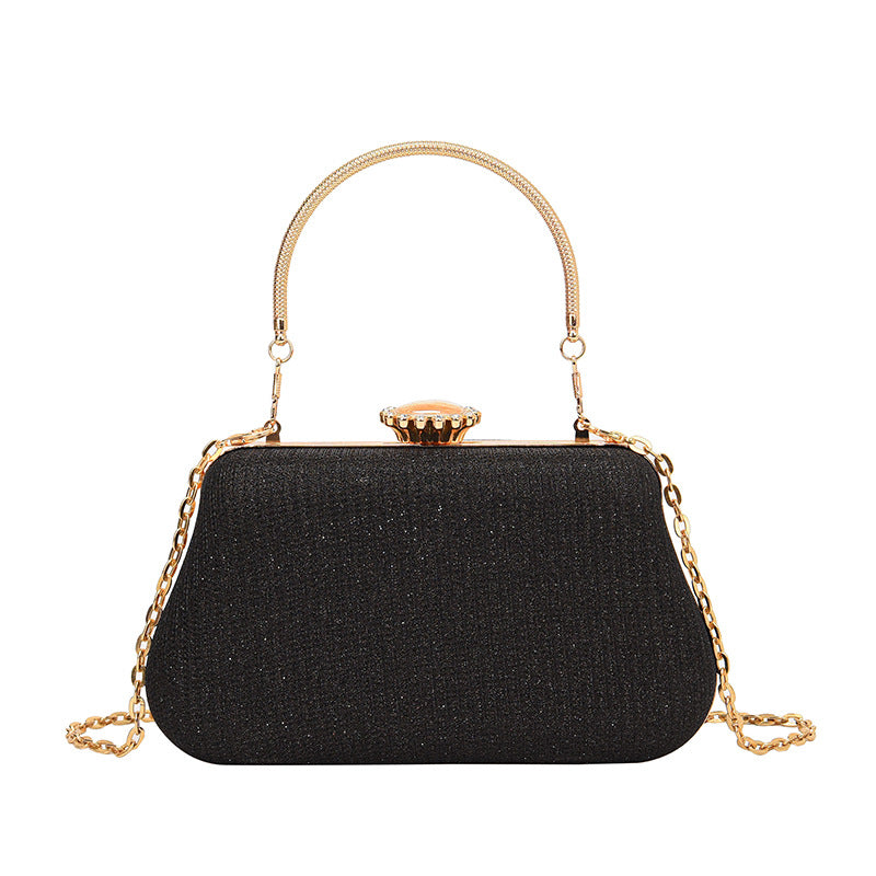 Sac à bandoulière strass avec chaîne - Chic&Shines
