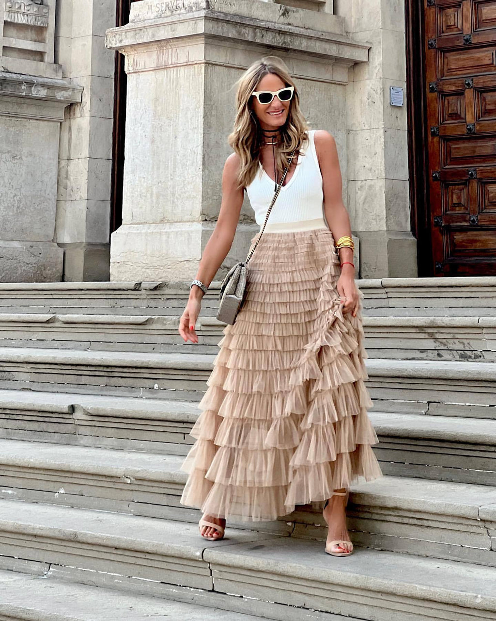 Tulia | Autumnal Tulle Skirt