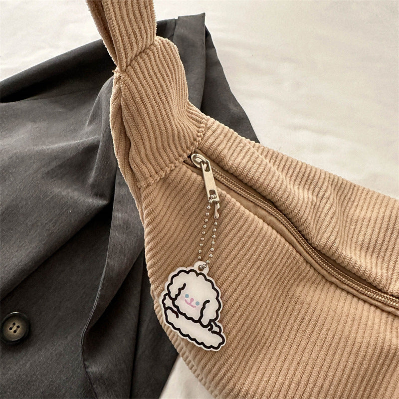 Sara - Sac messager artistique à une épaule pour l'automne