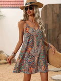 Robe courte à bretelles bohème - Chic&Shines
