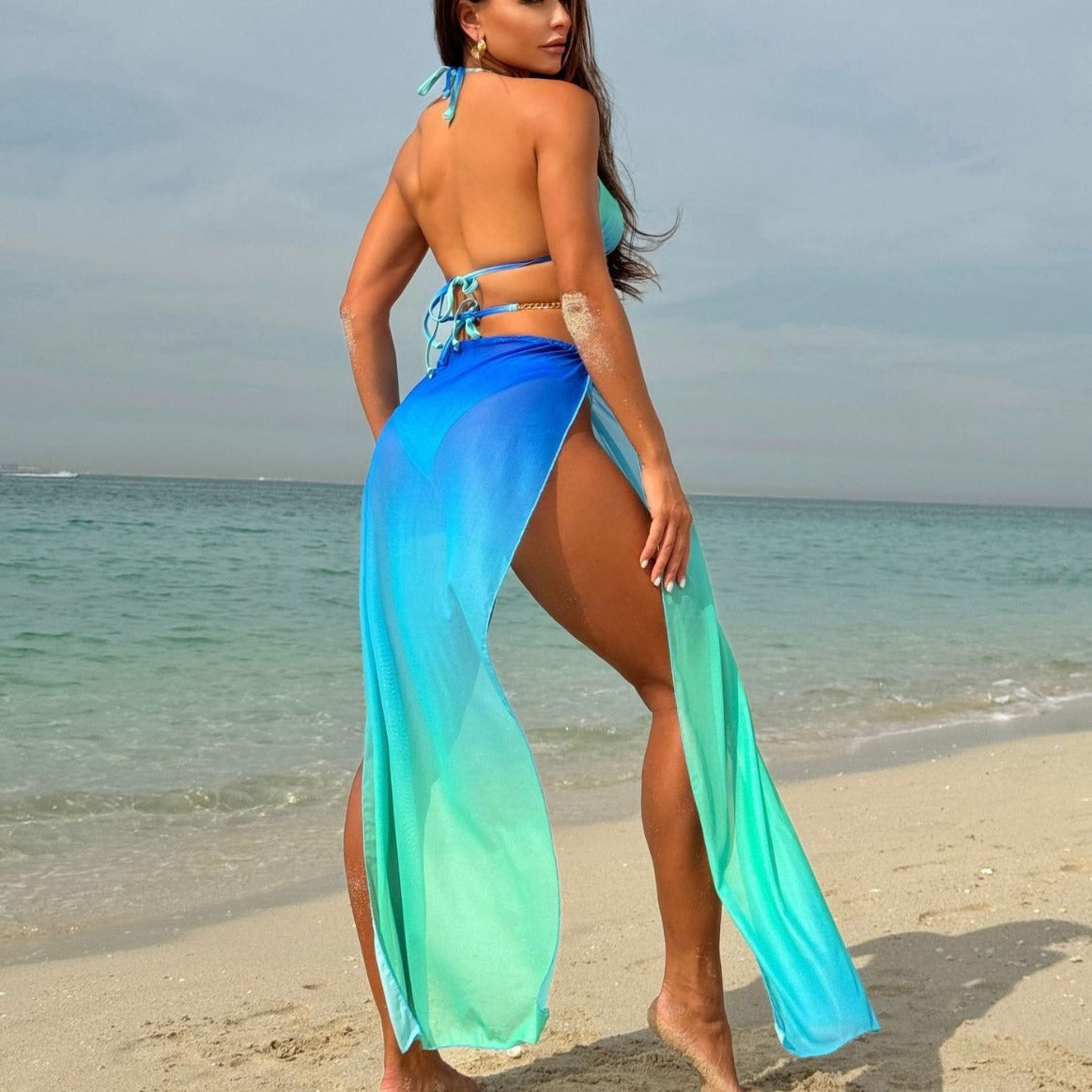 Maillot de bain trois pièces licou