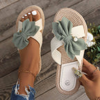 Casual floral flat sandals