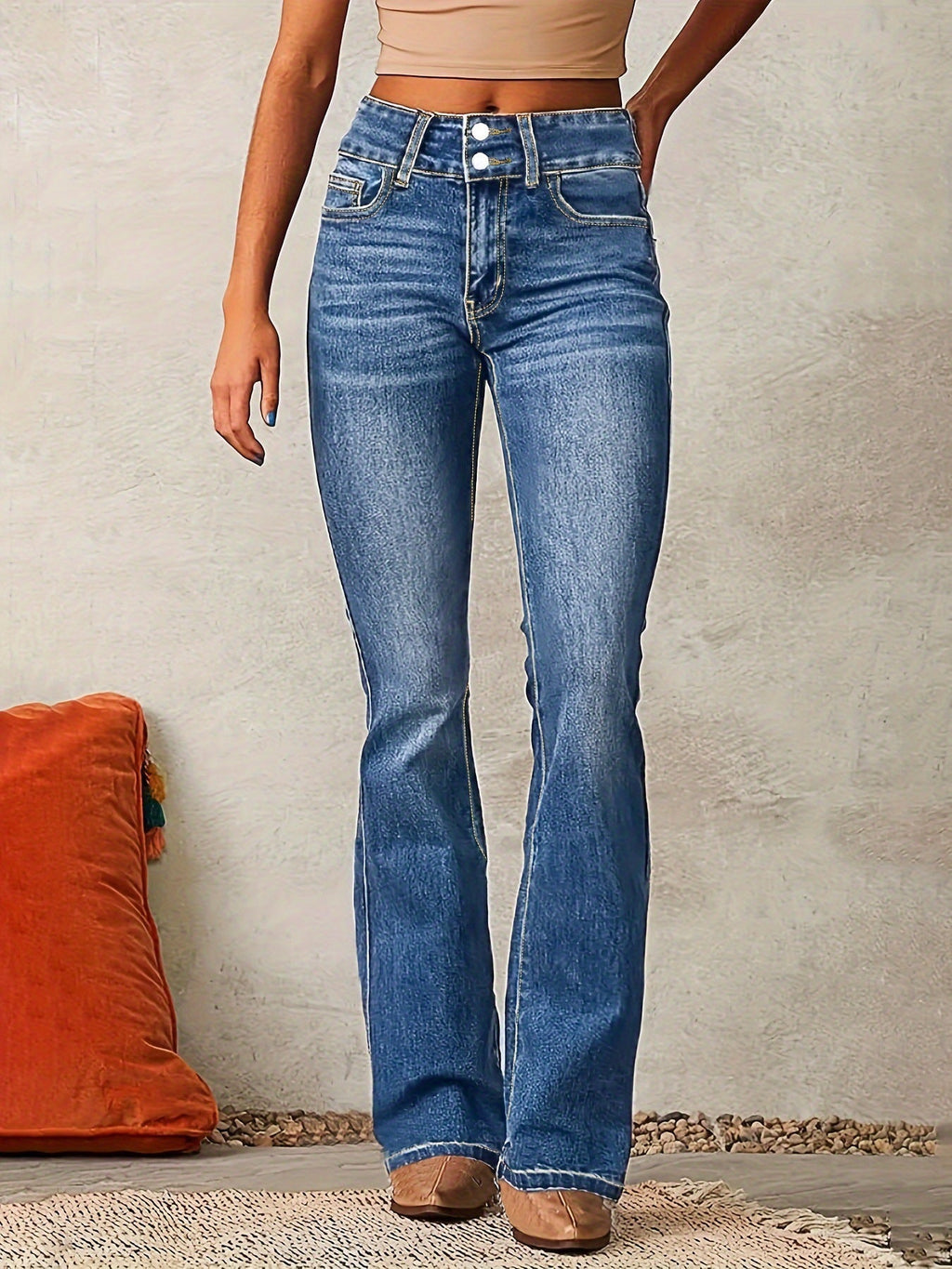 Jean slim stretch délavé - Chic&Shines