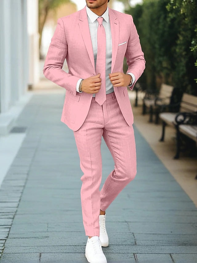 Costume en lin pour homme
