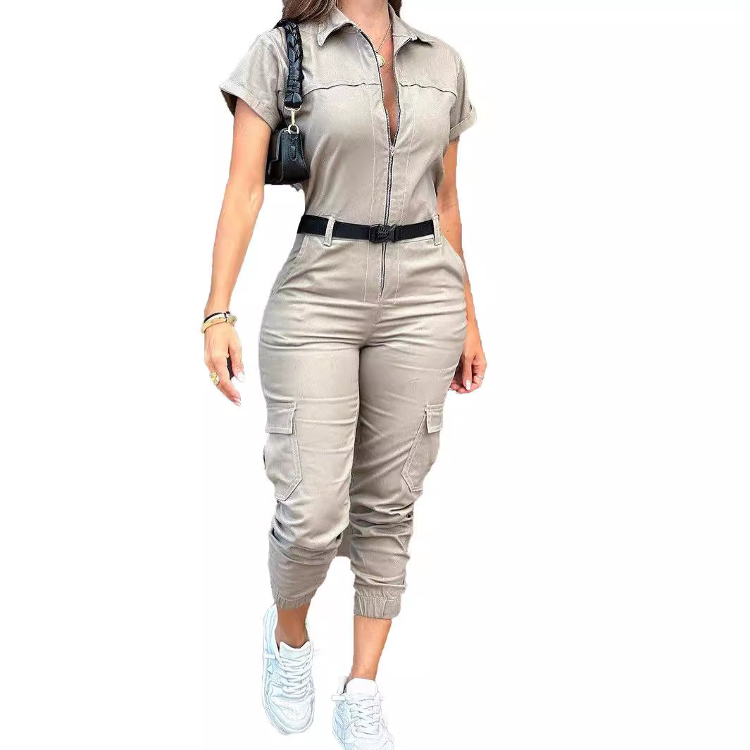 Combinaison pantalon fermeture éclaire - Chic&Shines