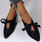 Chaussures plates décontractées Nœud