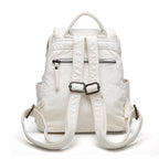 Voguestyle Sac à dos en cuir souple - Utilisation quotidienne - Détails de voyage - Rangement spacieux