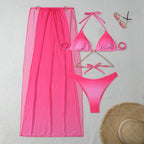 Maillot de bain trois pièces licou - Chic&Shines