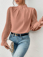 Chemisier à manches élégantes pour femme Malou – Style féminin