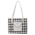 Sac fourre-tout à carreaux de grande capacité et tendance - Chic&Shines