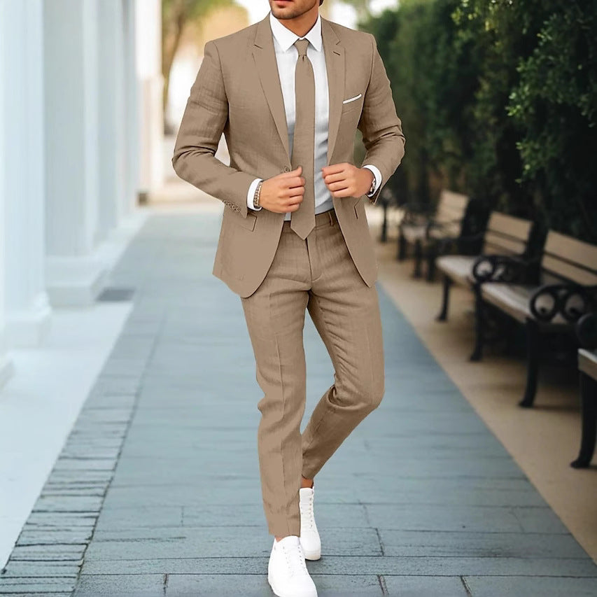 Costume en lin pour homme