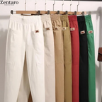Pantalons en coton pour femmes