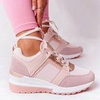 Chaussures de marche confortables à semelles compensées pour femmes