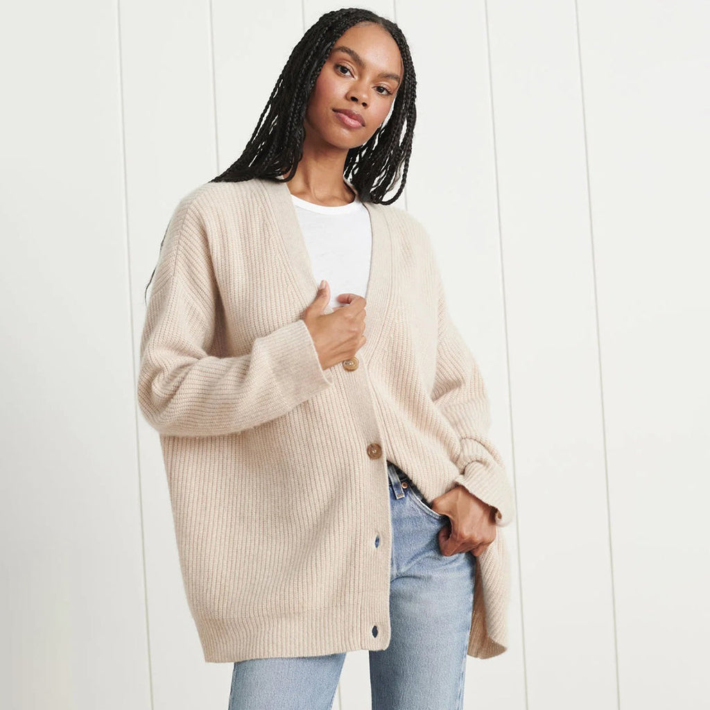 Cardigan surdimensionné automnal