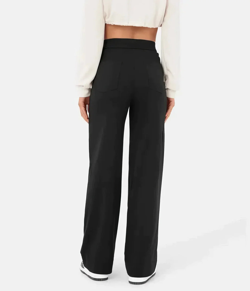 Kurvekompas | Pantalon à taille haute automnal