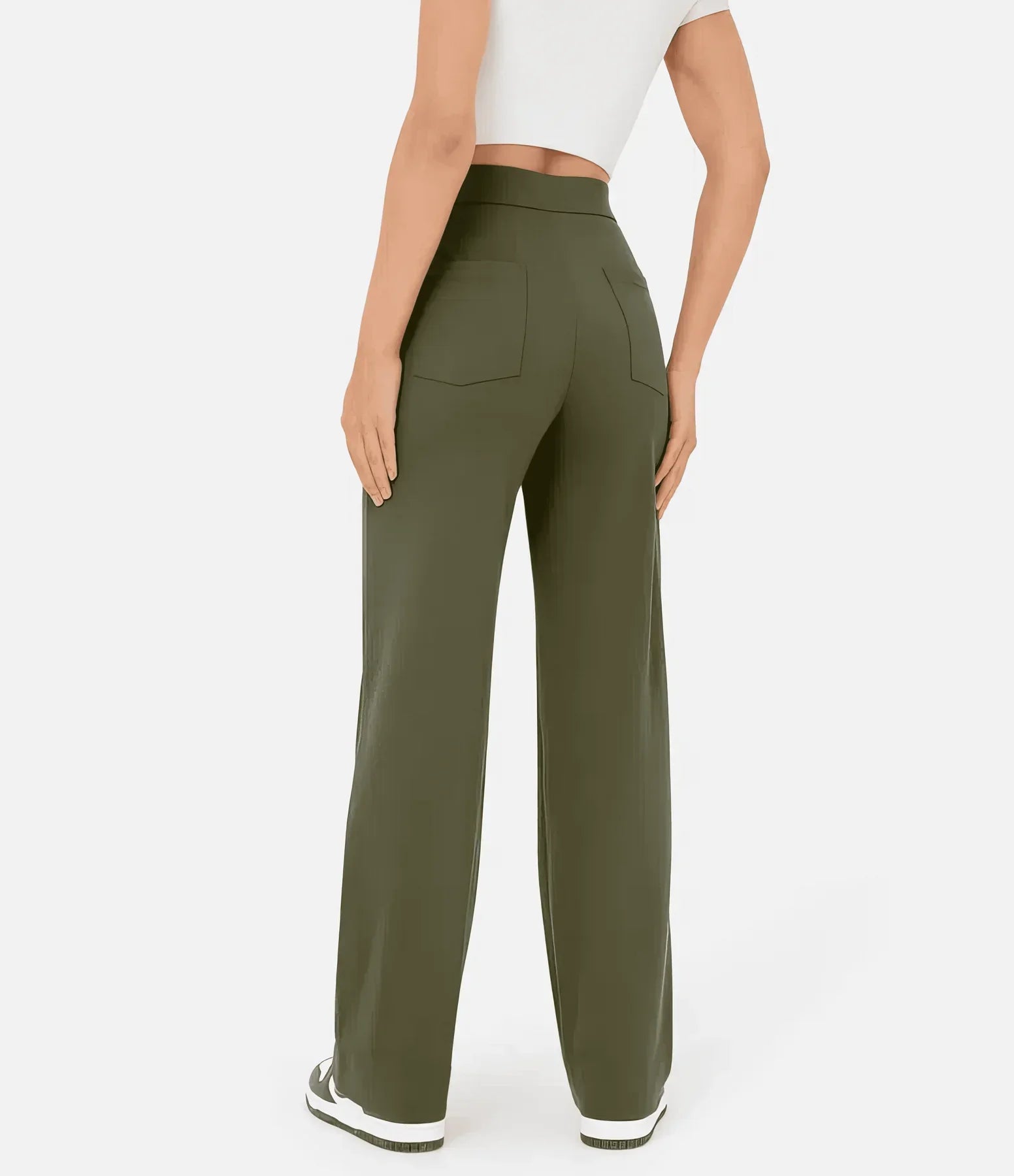 Kurvekompas | Pantalon à taille haute automnal