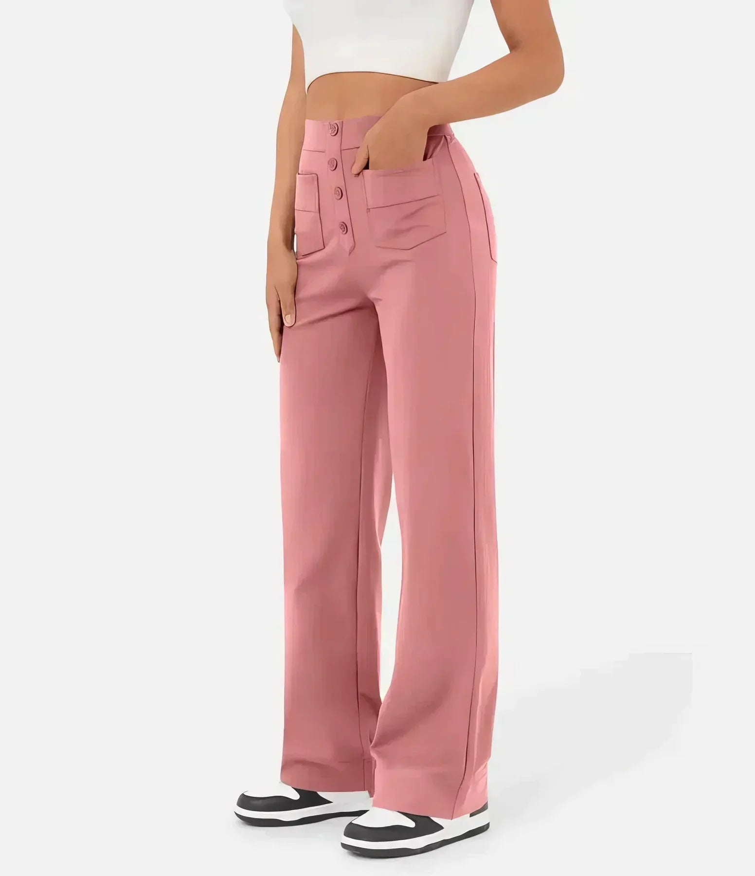 Kurvekompas | Pantalon à taille haute automnal