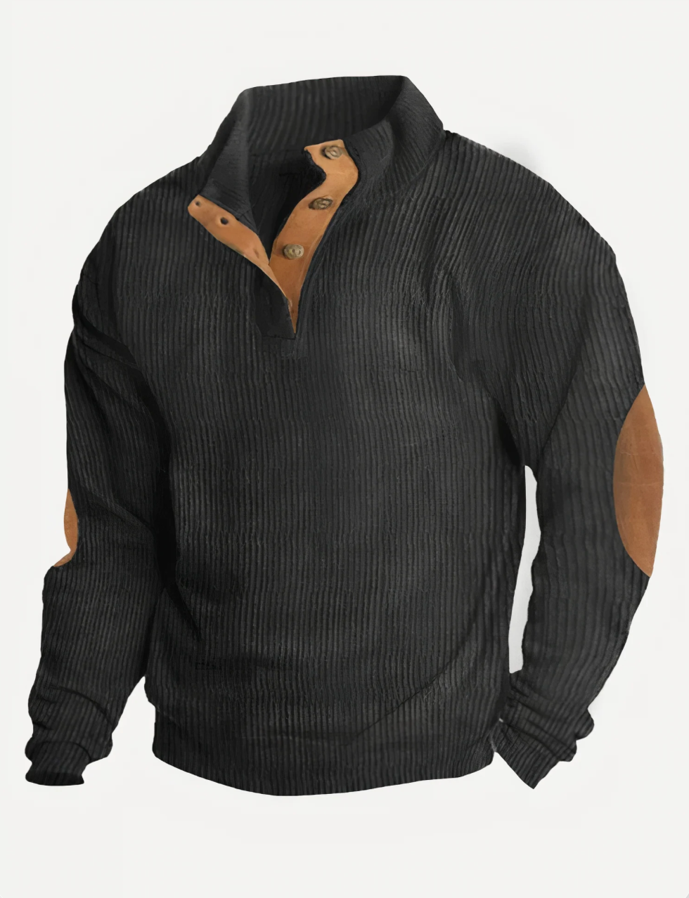 Classique | Pull tricoté pour hommes avec motif côtelé - Édition Automne