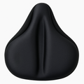 Coussin de selle de vélo noir ergonomique, design confortable, idéal pour cyclisme, améliore l'expérience de conduite, accessoire vélo essentiel.