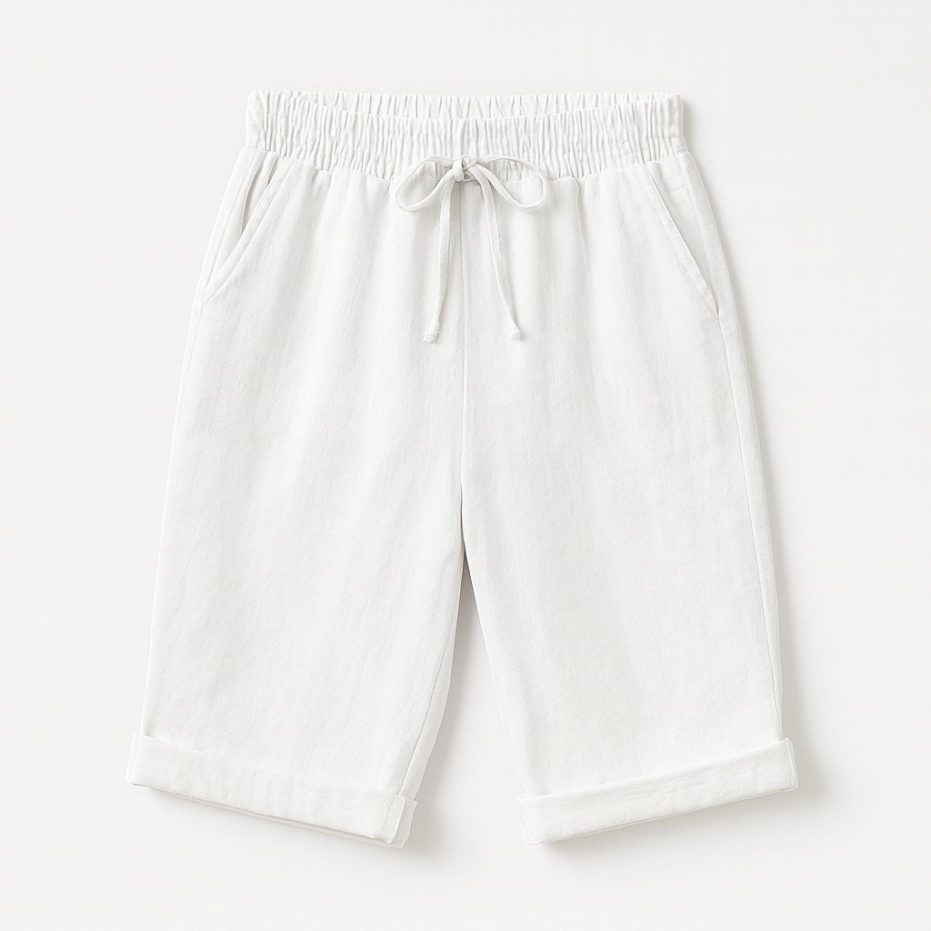 Pantalon capri aéré avec taille élastique pour femmes | Lotte