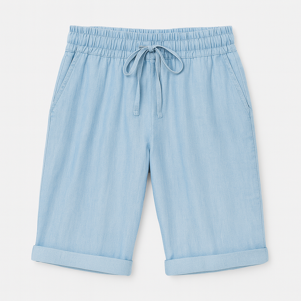 Pantalon capri aéré avec taille élastique pour femmes | Lotte