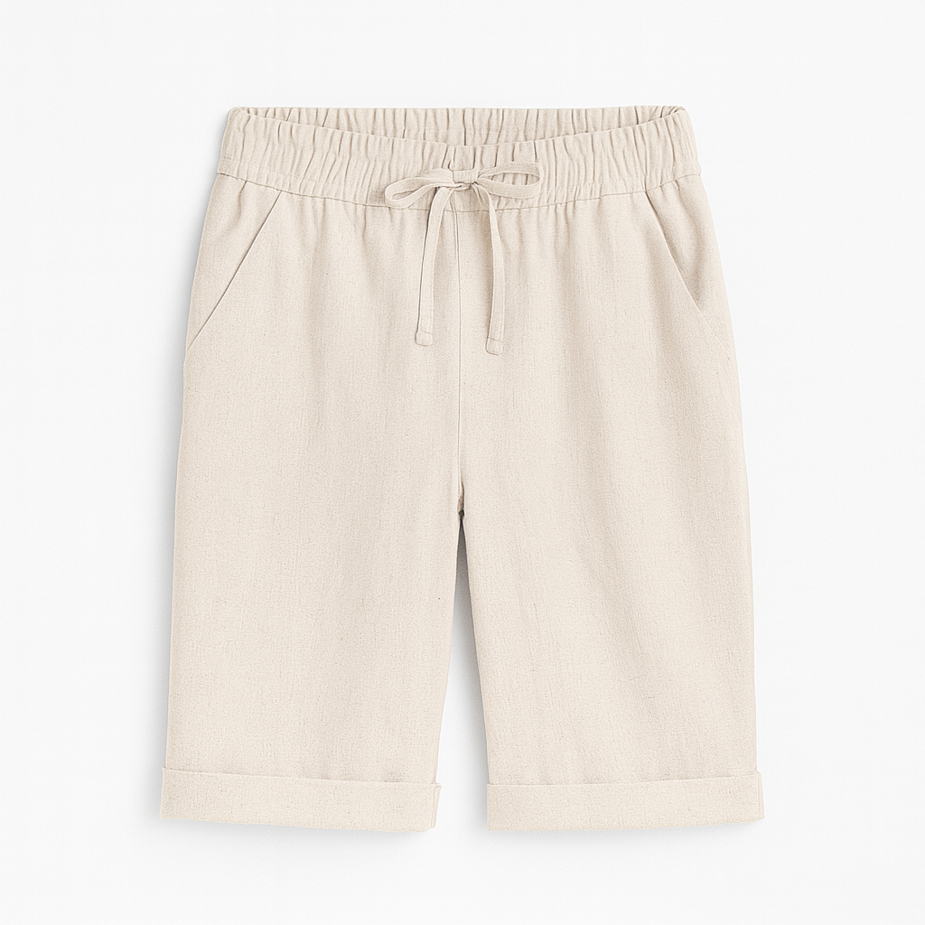 Pantalon capri aéré avec taille élastique pour femmes | Lotte
