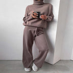 Élégant ensemble de sweatshirt à col roulé pour femmes - Parfait pour un usage quotidien