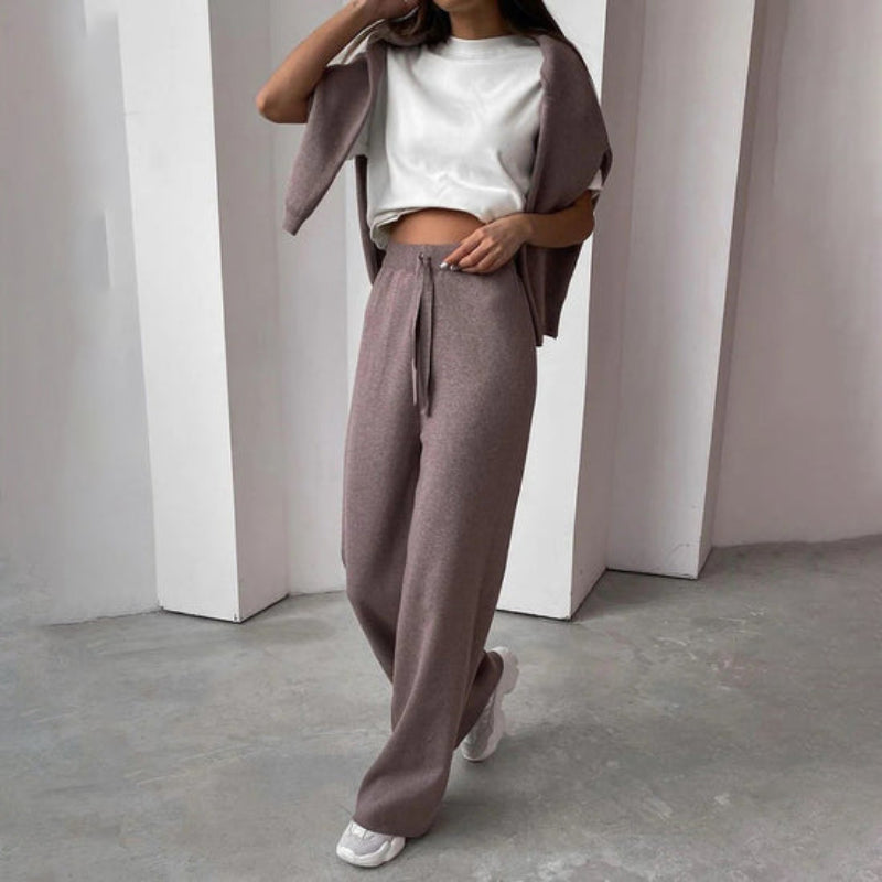 Élégant ensemble de sweatshirt à col roulé pour femmes - Parfait pour un usage quotidien