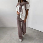 Élégant ensemble de sweatshirt à col roulé pour femmes - Parfait pour un usage quotidien