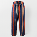 Pantalon élégant en coton et lin