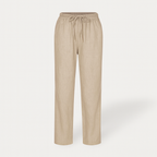 Pantalon élégant en coton et lin