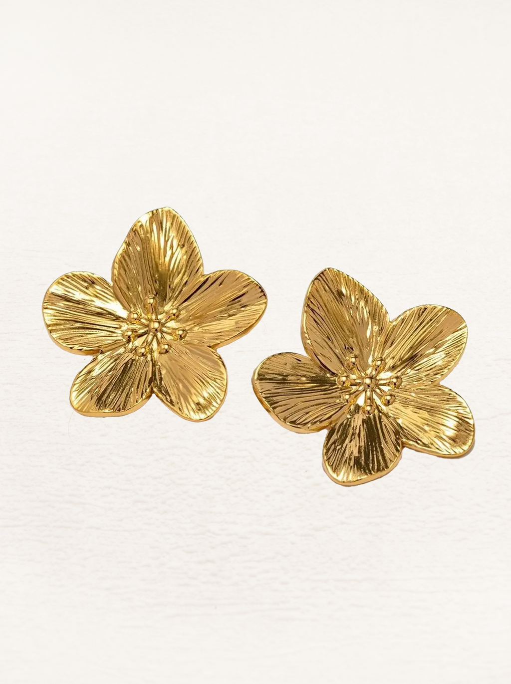 Rianne Flower Blossom Gold Earrings