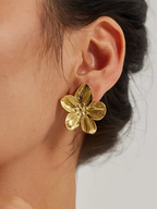 Rianne Flower Blossom Gold Earrings