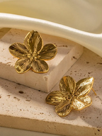 Rianne Flower Blossom Gold Earrings