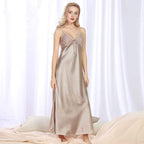 Robe de nuit longue col V